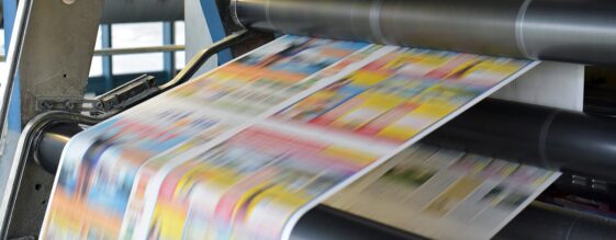 A high-volume printer at work due to automation