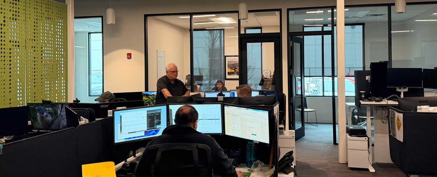 Kelley Create office with IT Support professionals working