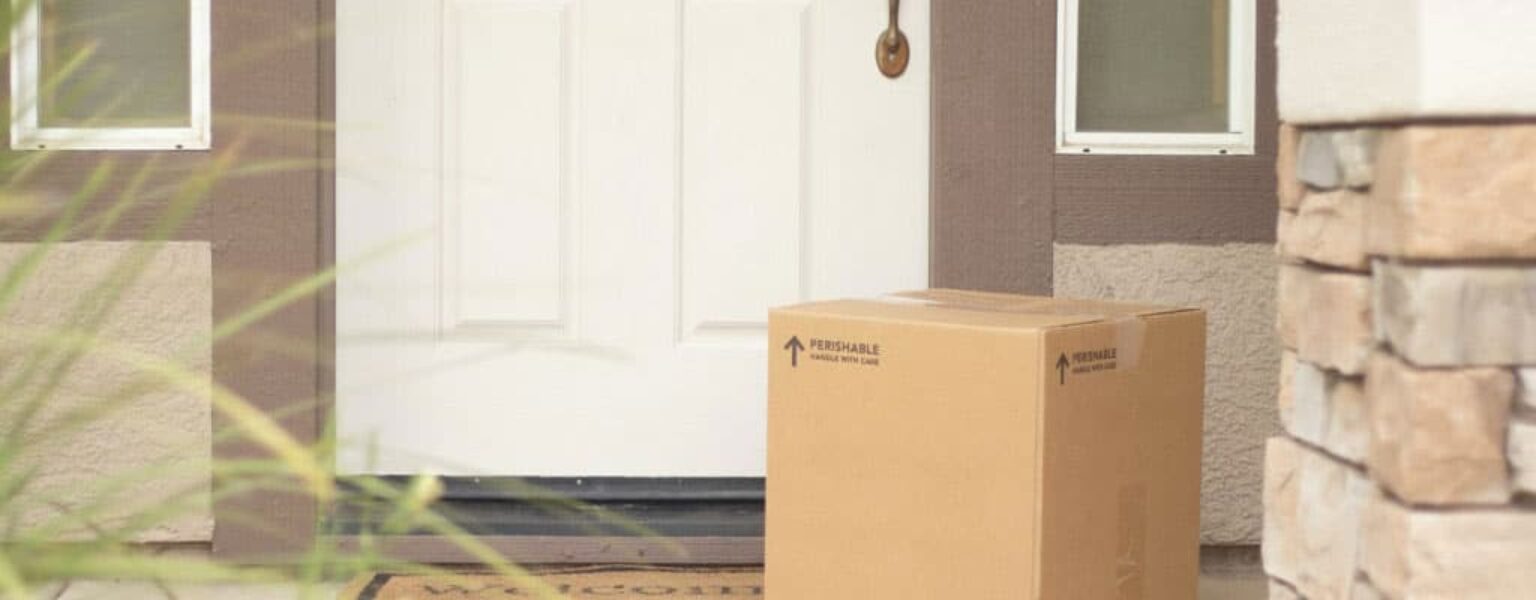 Box shipped to house