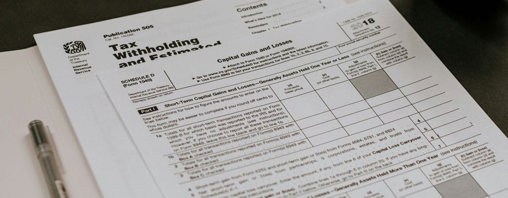 Paperwork for taxes