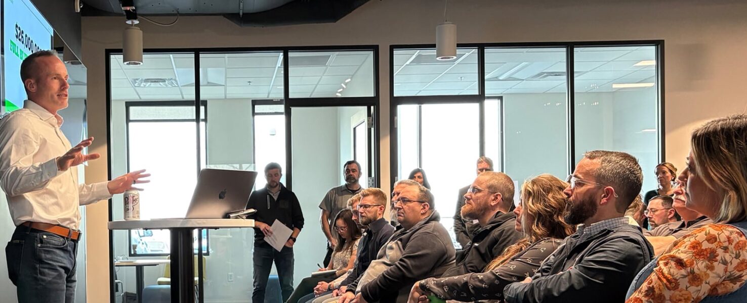 Scott Anderson discussing IT and Cloud services in the office