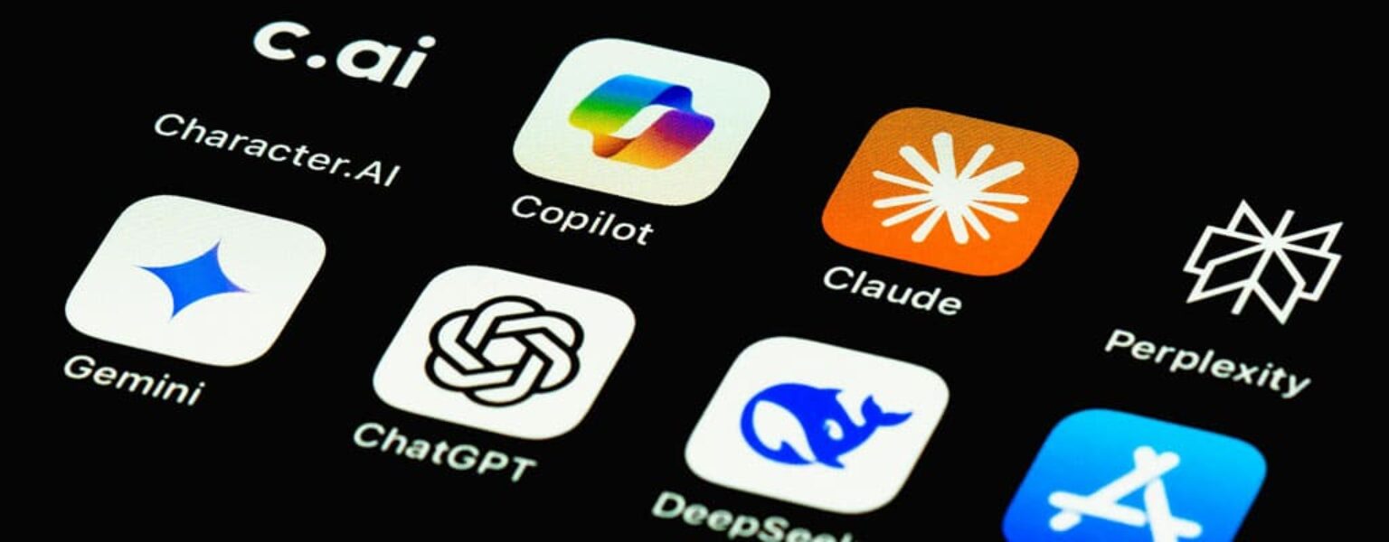 Microsoft Copilot icon on a phone